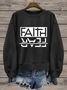 Women's Faith Round Neck Sweatshirt