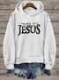 Women's Thank You Jesus Faith Hooded Sweatshirt