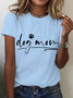 Dog Mom Cotton T-Shirt