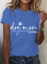 Dog Mom Cotton T-Shirt