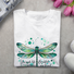 Women's Dragonfly Spring You Make Life Beautiful My Friend Printed Casual Crew Neck Long Sleeve T-Shirt