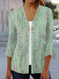 Women's Floral Spring Print Fashion Cardigan