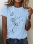 Dandelion Wild Flower Cotton T-Shirt