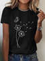 Dandelion Wild Flower Cotton T-Shirt