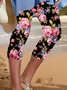 Women's Floral Spring Print Casual Leggings