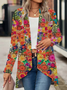 Women's Floral Spring Print Casual Fashion Cardigan