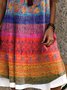 Cotton Regular Fit Ethnic Casual Dress With No