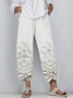 Women's Spring Floral Print Casual Pants
