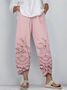 Women's Spring Floral Print Casual Pants