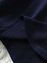 Women Plain Shawl Collar Cotton Half Sleeve Casual Daily Summer Blouse