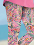 Women's Paisley Print Casual Leggings