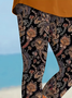 Women's Floral Print Casual Leggings