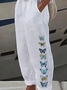 Regular Fit Cotton Boho Butterfly Pants