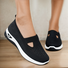 Soft sole breathable lightweight flying woven casual simple women's shoes flat shoes shallow mouth single shoes