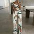 Women's H-Line T-Shirt Off The Shoulder Daily Going Out Casual Printing Floral Summer Long Jumpsuit Romper