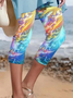 Women's Abstract Print Casual Leggings