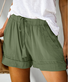 Four-Side Projectile Pocket Stitching Plain Street Shorts