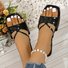 Pu Summer Plain Slide Sandals