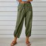 Women's  Elastic Waist H-Line Wide Leg Pants Daily Going Out Pants White Casual Split Joint Plain Spring/Fall Pants