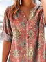 Floral Cotton Ethnic Regular Fit Shirt
