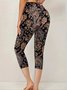 Women's Floral Print Casual Leggings