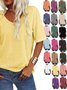 Loose Casual V Neck T-Shirt
