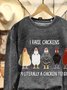 Crew Neck Turkey Casual Regular Fit Sweatshirt