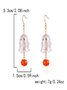 Alloy Electroplating Halloween Jewelry Cartoon Bat Ghost Pumpkin Earrings Halloween Kitten Skull Spider Witch Earrings