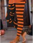 Women Halloween Jersey Vintage Leggings Holiday All Season Legging