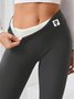 Women Plain Casual Leggings Daily All Season Slim Fit Pants