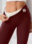 Women Plain Casual Leggings Daily All Season Slim Fit Pants