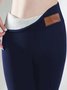 Women Plain Casual Leggings Daily All Season Slim Fit Pants