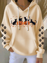 Women Cat Hoodie Long Sleeve Casual Daily Spring/Fall Hoodie