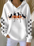 Women Cat Hoodie Long Sleeve Casual Daily Spring/Fall Hoodie