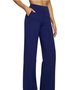 Women Plain Casual Pant Daily Spring/Fall Straight Pants