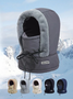 Winter Warm Lei Feng Hat Men's And Women's Ear-protecting Fleece-lined Thickened Cycling All-in-one Cold-proof Face Mask/neck Warmer Snow Hat