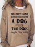 Women Text Letters Crew Neck Cotton-Blend Long Sleeve Casual Daily Spring/Fall Sweatshirt