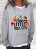 Helping Little Minds Grow Gift For Teacher Casual Sweatshirt