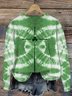 Women's Shamrock St. Patrick's Day Casual Crew Neck Loose Sweatshirt