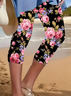 Women's Floral Spring Print Casual Leggings