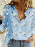 Casual Regular Fit Floral Cotton Shirt