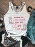 Wild West Cowgirl Casual Cotton Vest