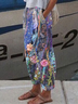 Women's Floral Print Casual Pants