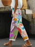 Women's Floral Print Casual Pants
