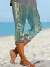 Women's Floral Print Casual Leggings