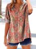 Floral Cotton Ethnic Regular Fit Shirt